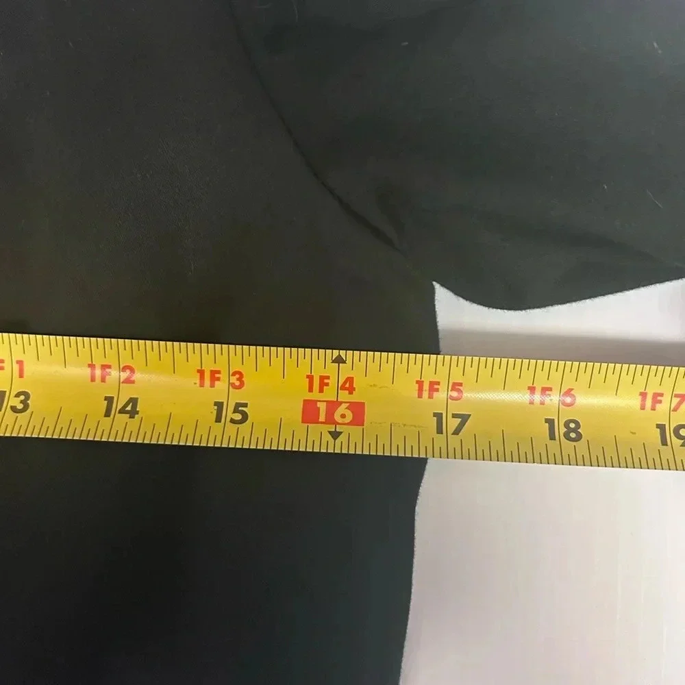 🖤”Guess” Women’s Black Mid Length Military Style Belted Jacket Size XS💛 - Picture 10 of 16